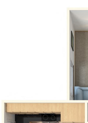 One Bedroom A2 Floor Plan One Bedroom A2 Floor Plan at Stoneridge Apartment Homes Upland, CA, 91786